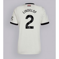 Camisa de time de futebol Manchester United Victor Lindelof #2 Replicas 3º Equipamento 2024-25 Manga Curta